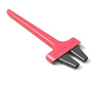 The Tool Vacuum Attachment/Ice Scraper all-in-One, Fits Car Wash, Gas Station & Home Vacuums Ultimate Universal DIY Auto Accessory, Messy Travelers Deep Cleaning Crevice Interior Car Detailing Red