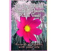 The Top 40 Most Beautifull Flowers Picture Book: Pictures of flowers with some info