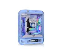 The Tower 600 Hydrangea Blue Mid-Tower ATX Case; 3 pannelli in vetro temperato; supporto scheda madre con connettore nascosto; slot PCI-e rotazionali; CA-1Z1-00MFWN-00; 3 anni di garanzia
