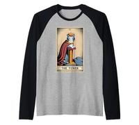 The Tower - Tiragraffi per gatti con albero per tarocchi Maglia con Maniche Raglan