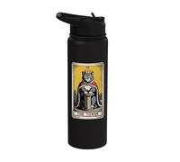 The Tower - Tiragraffi per gatti con albero per tarocchi Stainless Steel Insulated Water Bottle