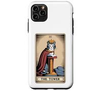 The Tower - Tiragraffi per tarocchi, motivo: gatto mistico Custodia per iPhone 11 Pro Max