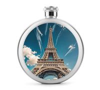 The Towering Iron Tower - Fiaschetta per liquori, in acciaio inox, a prova di perdite, portatile, per esterni, campeggio, viaggi, regali