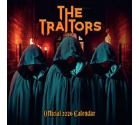 The Traitors Quadrato Calendario 2026, Compleanno,Natale,Regalo,Ufficiale