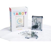 The Transparent Tarot Deck & Guidebook Box Set, Classico Tarocco Learning Deck con significati delle carte, Gioco di predizione della fortuna per principianti
