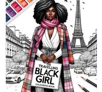 The Travelling Black Girl Colouring Book