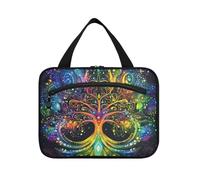 The Tree Colorful Hanging Cosmetic Travel Bag con gancio, Designer Multifunzionale Medicina Borse per le Donne WC estuche para maquillaje L