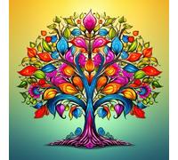 The Tree Mandala Coloring Book: 300 Pages of Natural Beauty to Relax.: A meditative art escape filled with nature’s harmony and gentle patterns.