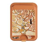 The Tree of Life Gustav Klimt - Supporto magnetico a portafoglio per iPhone 16, 15, 14, 13 Pro Max, Multicolore