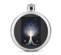 The Tree of Psychic Life - Fiaschetta per liquori, in acciaio inox, a tenuta stagna, portatile, per esterni, campeggio, viaggi, regali