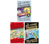 The Treehouse Series (Book 11-13) by Andy Griffiths Illustrated 3 Books Collection Set (The 143-Storey Treehouse, The 156-Storey Treehouse & The 169-Storey Treehouse)