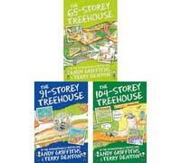 The Treehouse Series by Andy Griffiths & Terry Denton: The 65, 91 & 104-Storey Treehouse - A Hilarious 3-Book Collection of Time-Travel, Fortune Tellers & Joke Machines (3-Book Set)