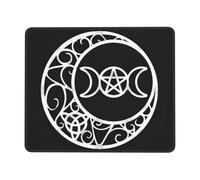 The Triple Moon Goddess Wiccan Tappetino Scrivania Comodo Mouse Pad Durevoli Tappetino per Mouse per Lavoro Pc Gaming 25X30Cm