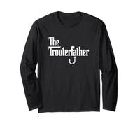 The Trouterfather - Amo da pesca divertente Maglia a Manica