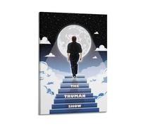 The Truman Show Movie Illustration Art, poster da parete su tela, decorazione artistica, camera da letto, soggiorno, ufficio, dipinto, moderna decorazione per la casa, arte da parete, stampa immagine