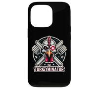 The Turkeyminator Divertente Ringraziamento Turchia cena scherzo gioco di parole Custodia per iPhone 13 Pro
