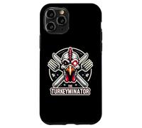The Turkeyminator Divertente Ringraziamento Turchia cena scherzo gioco di parole Custodia per iPhone 11 Pro