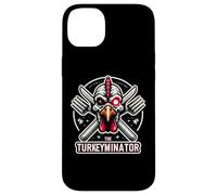 The Turkeyminator Divertente Ringraziamento Turchia cena scherzo gioco di parole Custodia per iPhone 14 Plus