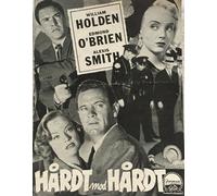 The Turning Point William Holden Edmond O'Brien Vintage 1952 Danish Movie Pro...