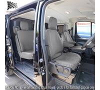 The Tutti Nuovo Transit Custom Anteriore e Posteriore Seat Cover (2024+ ) Grigia