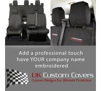 The Tutti Nuovo Transit Custom Anteriore e Posteriore Seat Cover Incluso Emb (