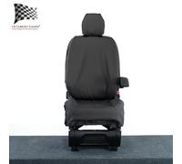 The Tutti Nuovo Transit Custom Drivers Seat Cover su Misura (2025 IN Poi) Nero