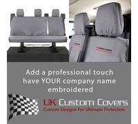 The Tutti Nuovo Transit Custom Posteriore Seat Cover Incluso Ricamo (2024 Su )
