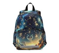 The Twelve Zodiac Stars in The Night Sky Zaino per bambini per bambini, zaino per ragazzi e ragazze, borsa da viaggio per asilo nido
