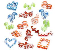 THE TWIDDLERS 24 Puzzle Serpente Giocattoli, 24 Blocchi - Compleanni, Regalini.