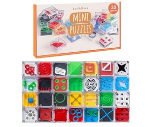 THE TWIDDLERS - 28 Pezzi Mini Giochi Puzzle Cubo Rompicapo - Perfetto per Regalini Compleanno e Fine Festa Gadget Bambini