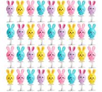 THE TWIDDLERS - 36 coniglietti primavera pop-up per bambini, 6 cm - bomboniere per feste di compleanno e Pasqua, multipack riempitivo per sacchetti e giocattoli salterini, premi per la classe