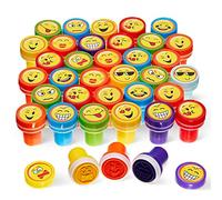 THE TWIDDLERS 36 Timbri Emoji Autoinchiostranti per Bambini e Regalini Feste