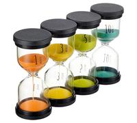 THE TWIDDLERS - 4 Timer a Clessidra a Sabia, 4 Colori - 1min 3min 5min 10 Minuti - Clessidra Piccola