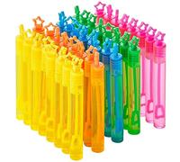 THE TWIDDLERS - 40 Bacchette Per Bolle Sapone a Forma Di Stella - Bomboniere, Regalini Fine Festa Compleanno Bambini, Regalo Comunione