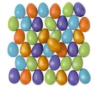 THE TWIDDLERS 40 Uova di Pasqua per Bambini in 4 Colori, Ovetti Maracas Sonori, La Sorpresa più Divertente per la Pasqua dei Bambini
