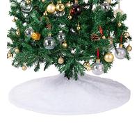THE TWIDDLERS - 90cm Gonna Albero di Natale, Copri Gambe Albero di Natale/Copri base Albero di Natale Bianco