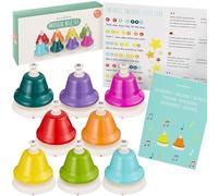 THE TWIDDLERS Campanelle Musicali Montessori, 8 Campane Intonate Bambini