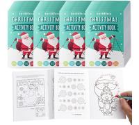 THE TWIDDLERS Set 36 Mini Libri Puzzle di Natale, Gadget Natale Bambini | Regalini Natalizi per la Calza della Befana, Premi Tombola, Giochi e Attività in Inglese, Pensierini per Bimbi a Scuola