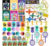 THE TWIDDLERS Set di 60 piccoli regali di compleanno per bambini di alta qualità per ragazze e ragazzi - Sacchetti regalo per riempire di giocattoli per souvenir, regali di compleanno,