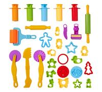 THE TWIDDLERS Utensili per Plastilina - 30 Pezzi Strumenti per Argilla e Pasta