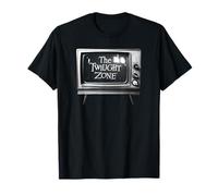 The Twilight Zone 1959 Television Set Retro TV Show Maglietta