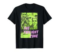 The Twilight Zone Pop Art Color Collage Retro TV Show Maglietta