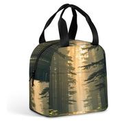 The Tyndall - Borsa termica per il pranzo, per donne e uomini, portatile, isolata, con manico, a prova di perdite, riutilizzabile, per lavoro, picnic, viaggi
