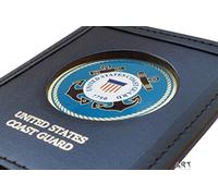 The Ufficiale Stati Uniti Militare Vera Pelle Bifold Credito Scheda Portafoglio