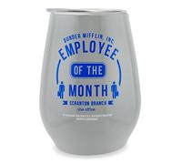 The Ufficio " Dipendente Del Mese " Acciaio Inox Tumbler con Coperchio 296ml