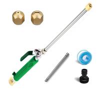 The Ultimate 2-In-1 Portable Power Washing Nozzle with Hydronozzle, Hydro Nozzle 3000 Psi, Pressure Washer Hose Attachment, for Fence Cleaning Garden Watering (Set B,Green)