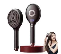 The Ultimate 2-in-1 Styling Brush & Hair Mister, Wet & Dry Tangle-Free Hair Brush, Ultra-Soft Bristles Glide Through Tangles for Wet, Dry, Damaged Hairs,Makes Hair Smooth, Reduces Frizz (Black)