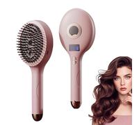 The Ultimate 2-in-1 Styling Brush & Hair Mister, Wet & Dry Tangle-Free Hair Brush, Ultra-Soft Bristles Glide Through Tangles, Reduces Frizz Adds Shine and Makes Hair Smooth (Pink)