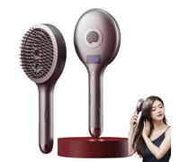 The Ultimate 2-in-1 Styling Brush & Hair Mister, Wet & Dry Tangle-Free Hair Brush, Ultra-Soft Bristles Glide Through Tangles for Wet, Dry, Damaged Hairs,Makes Hair Smooth, Reduces Frizz (Grey)