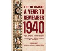 The Ultimate A Year To Remember 1940 Birthday & Anniversary Keepsake Edition
